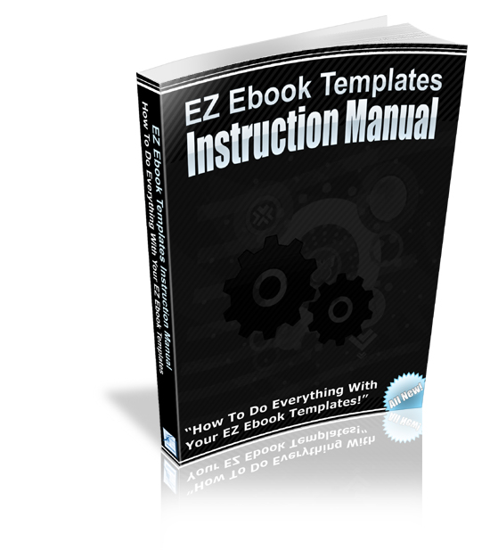 Product picture EZ Ebook Template Instruction Manual - MRR Included