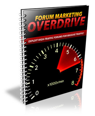 Product picture Forum Traffic Overdrive Report - PLR, MRR