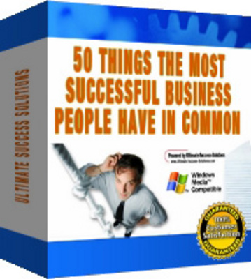 Product picture 50 Things The Most Successful People Have - MRR eBook