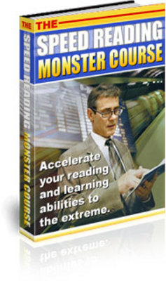 Product picture Speed Reading Monster Course - PLR, MRR