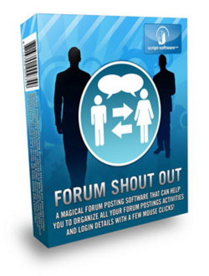 Product picture *Hot Software!!* Forum Shout Out with Resale Rights