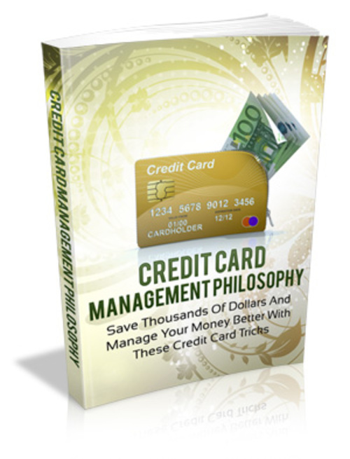 Product picture Credit Card Management Philosophy - MRR Ebook