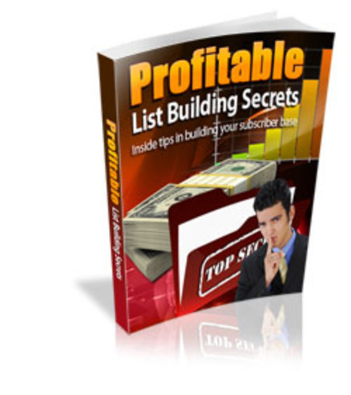 Product picture Profitable List Building Secrets - MRR & Give Away Rights