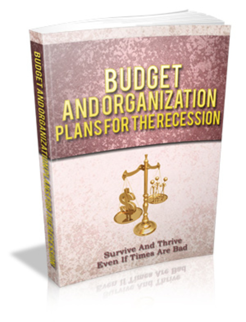 Product picture Budget And Organization Plans for The Recession - MRR Ebook