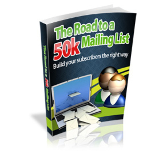 Product picture Road To 50k Mailing List Comes with MRR