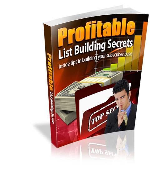 Product picture Profitable List Building Secrets with MRR