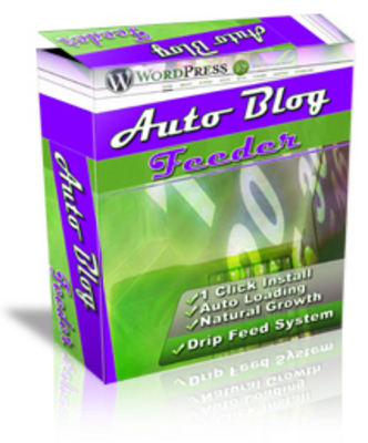 Product picture Auto Blog Feeder with Private Label Rights